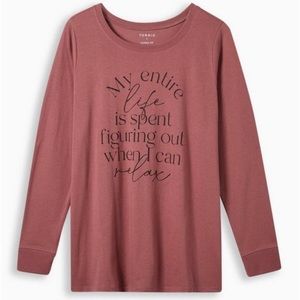 Torrid long-sleeved Tshirt 1X